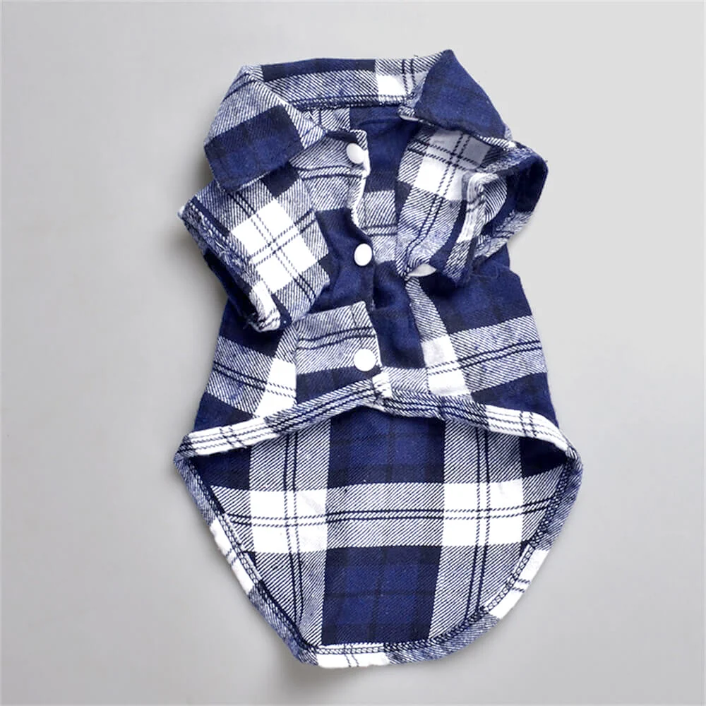 Classic Plaid Dog Shirt - Cozy and Stylish for Every Occasion - Holidayae