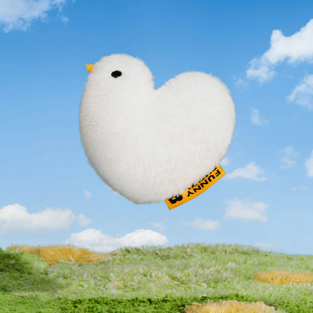 FUNNYFUZZY Peace Dove Plush Squeaky Dog Toy - Holidayae