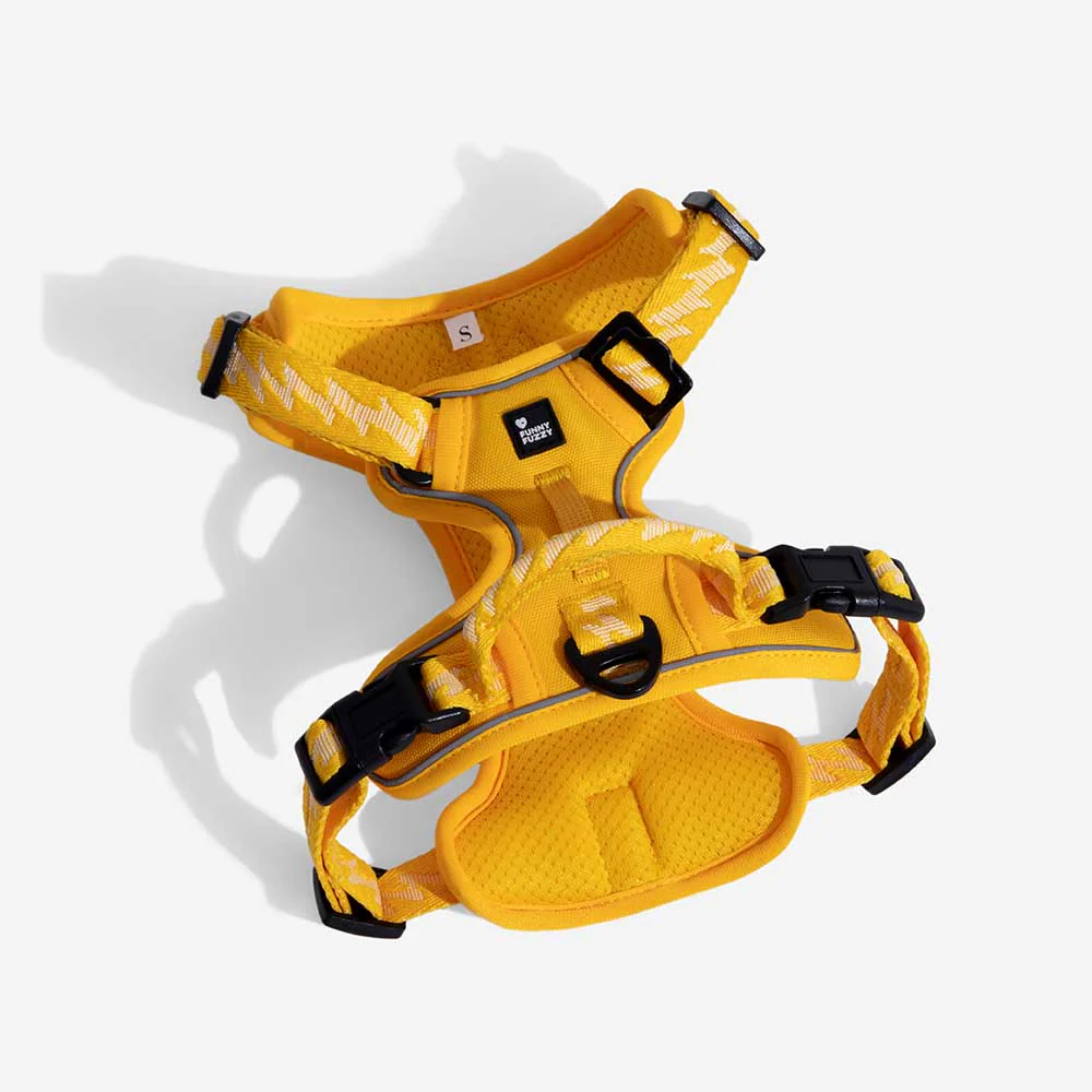 FUNNYFUZZY Reflective Adjustable Outdoor Dog Harness - Flexi Walker - Holidayae