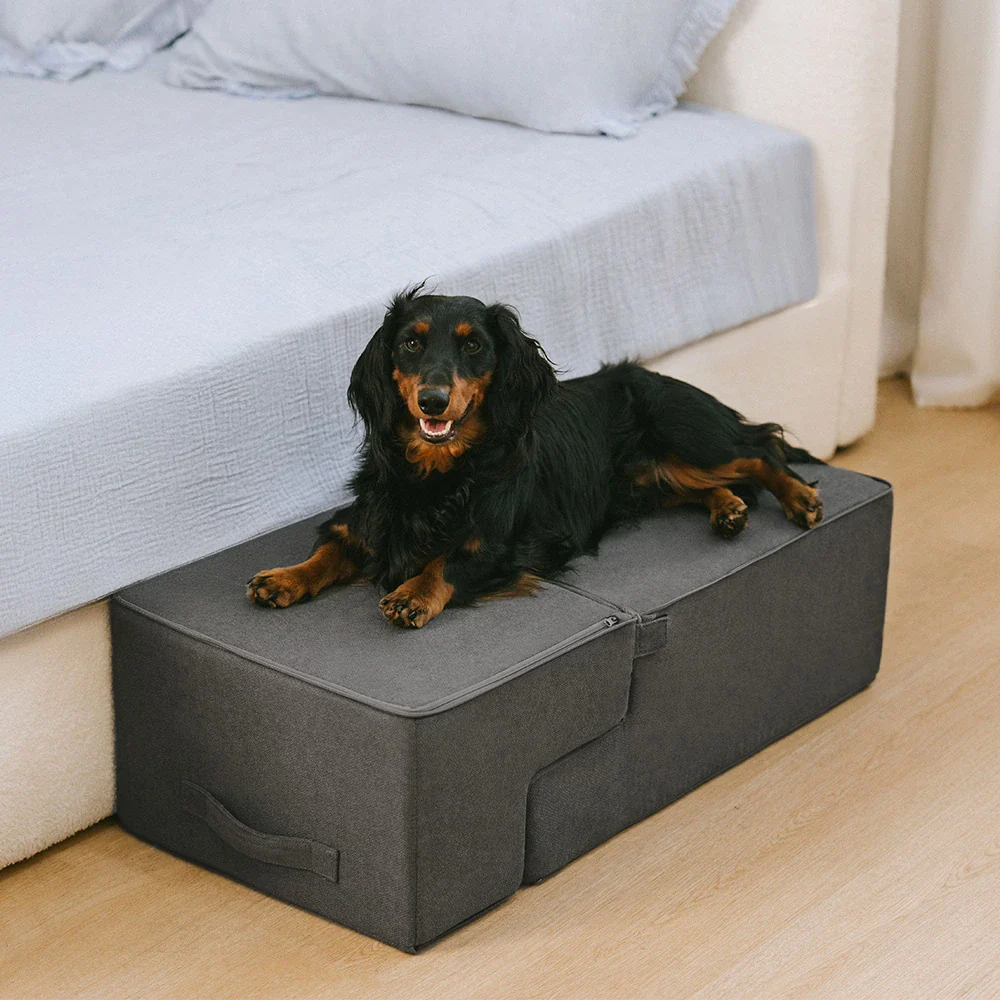 All-in-One Convertible Dog Stairs - Comfortable Joint Support - Holidayae