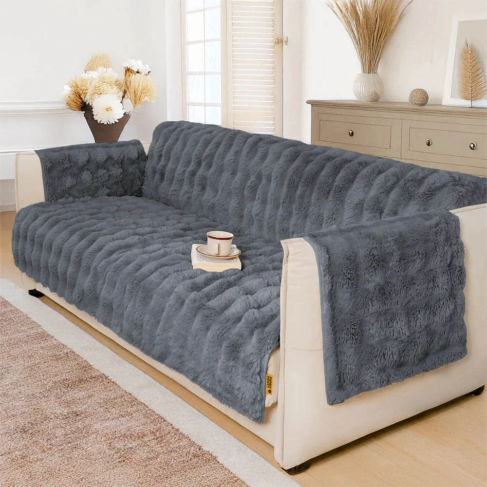 Water-resistant Fluffy Soft Furniture Protector Couch Cover-EverDry - Holidayae