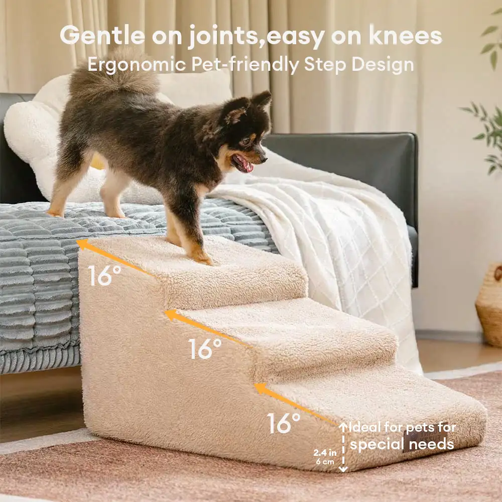 Climbing Aid for Bed and Couch Access Joint Protection Soft Dog Ramp Stairs - Holidayae