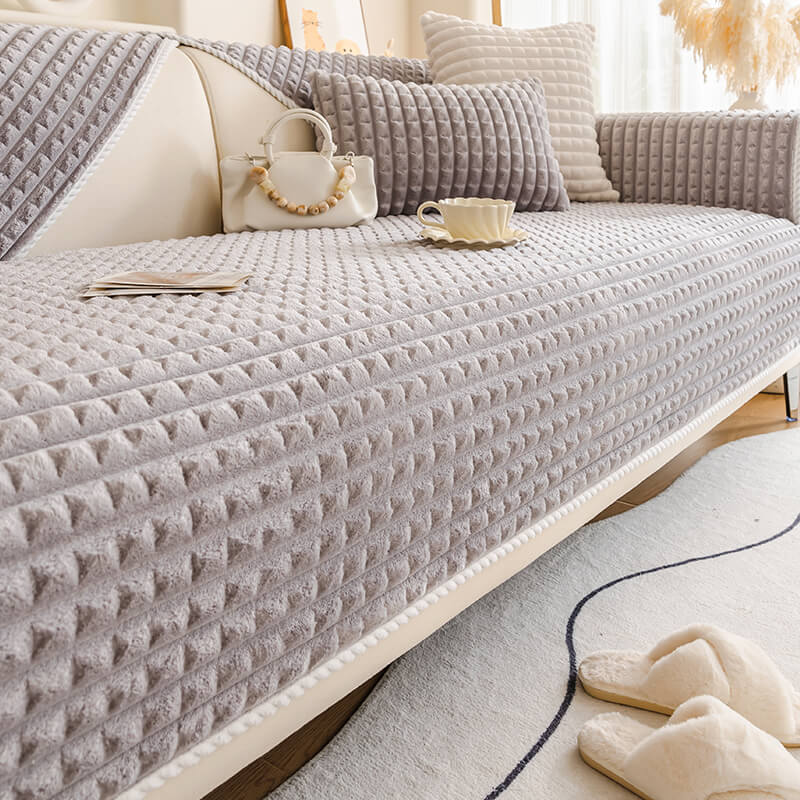 Warm Flannel Pet Friendly Sofa Protector Couch Cover - Holidayae