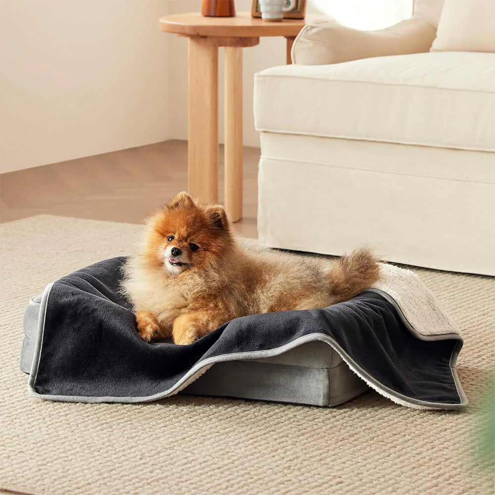 Cozy & Protective Throw Reversible Fleece Pet Blanket - Holidayae
