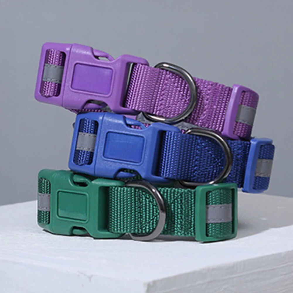 Nylon Adjustable Reflective No-Pull Dog Harness Collar and Leash - Holidayae