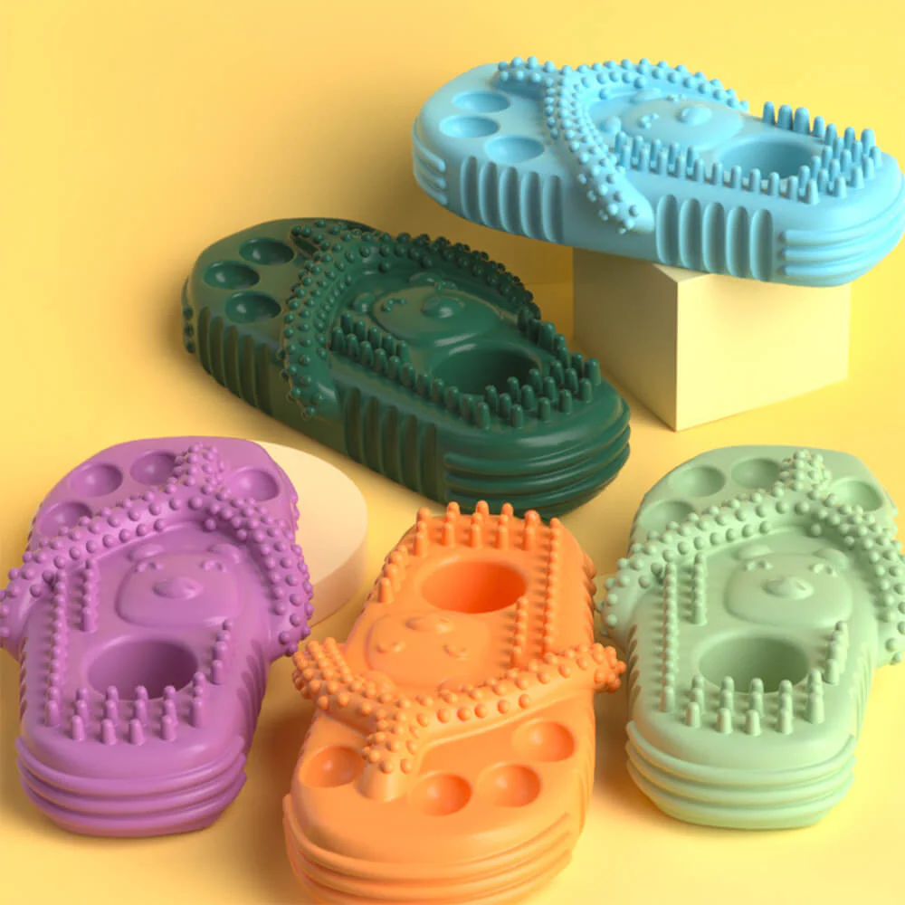 Dog Chew Toy Slippers Waterproof Bite Resistant Teeth Cleaning Toy - Holidayae