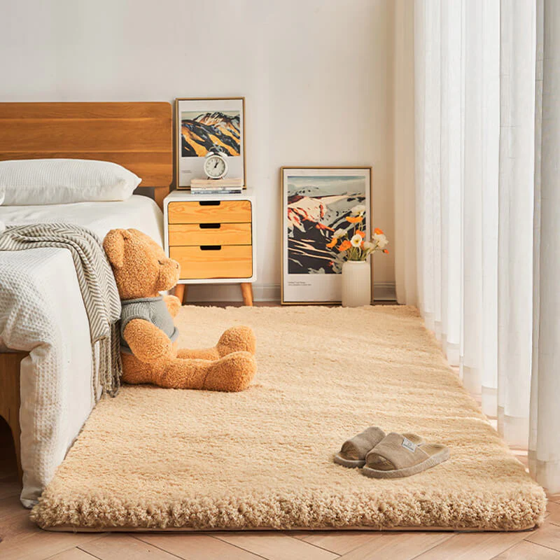 Thick Plush Bedroom Bedside Carpet - Extra Soft and Cozy Rug - Holidayae