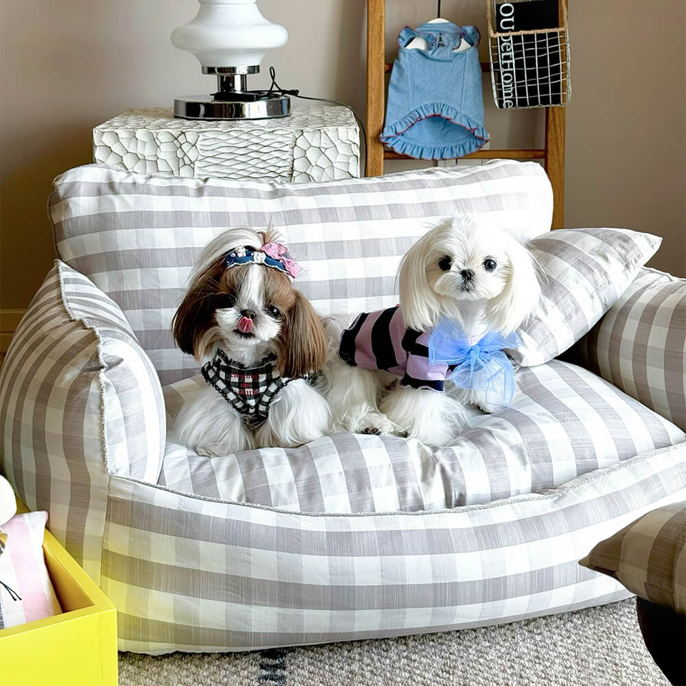 Good Things Linen Breathable Comfort Pet Sofa Bed Dog Bed - Holidayae