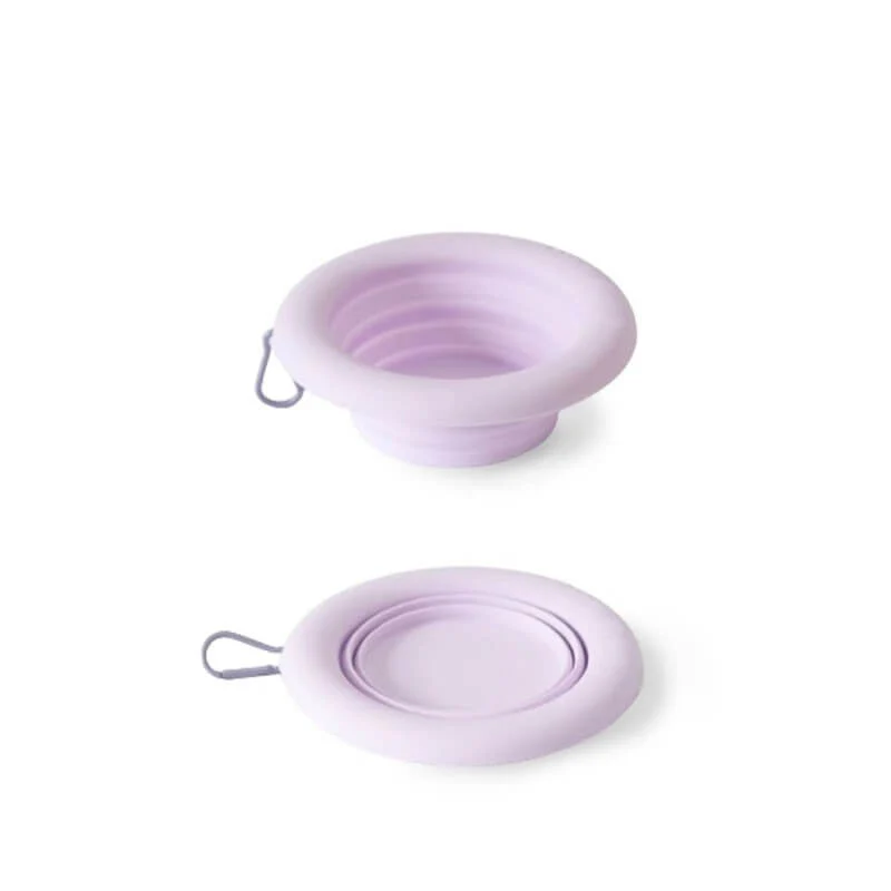 Pet Folding Bowl Portable Silicone Bowl - Holidayae