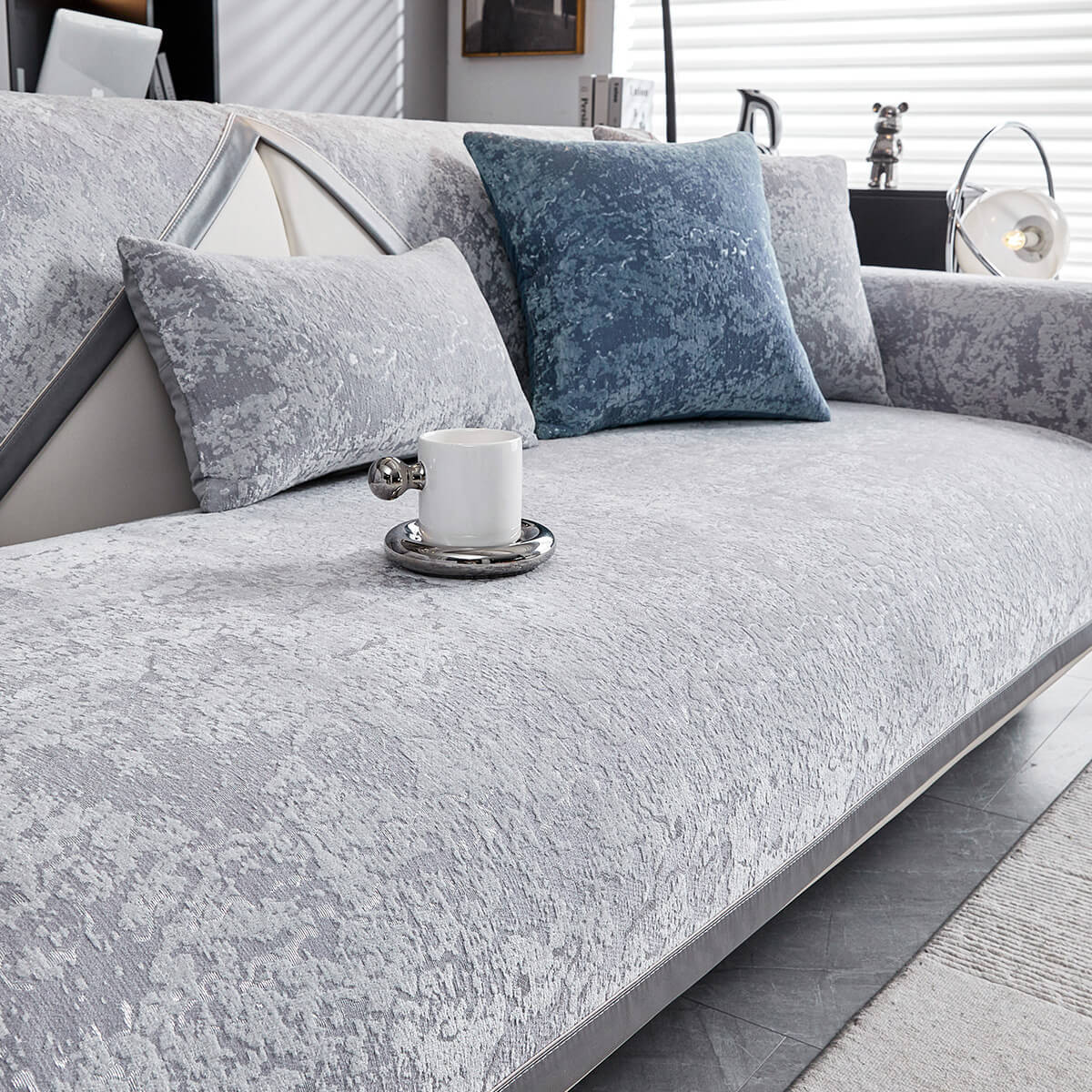 Chenille Wear-Resistant Anti-Scratch Sofa Anti-Slip Protection Couch Cover - Holidayae