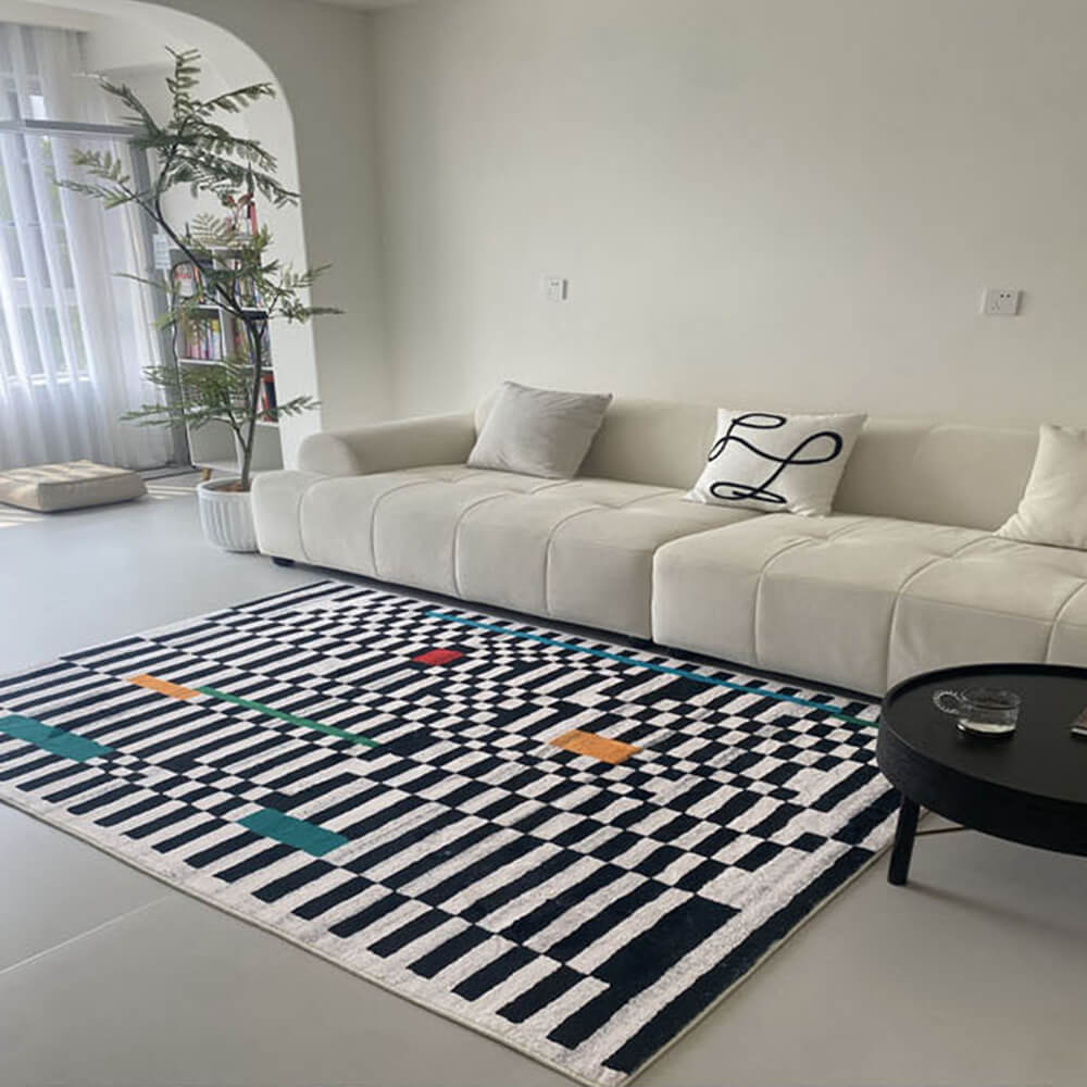 Modern Minimalist Living Room Rug Soft and Stylish Rug - Holidayae