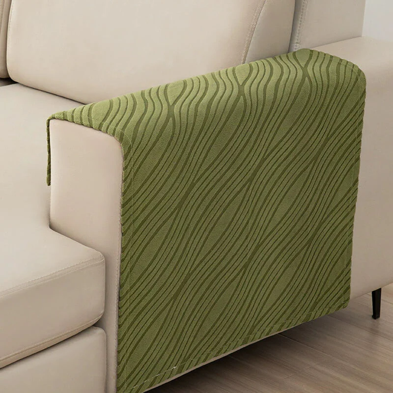 Soft Furry Non-Slip Sofa Protector Armrest Cover Set - Holidayae