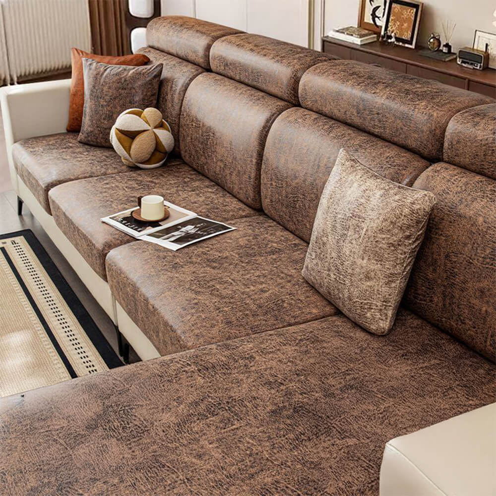 Vintage Water-repellent Silky Polyester Stretch Magic Couch Cover - Holidayae