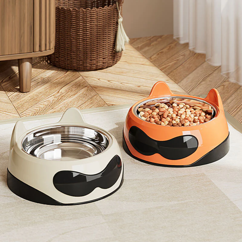 Large Capacity Easy-Clean Pet Bowl with Stainless Steel - Holidayae