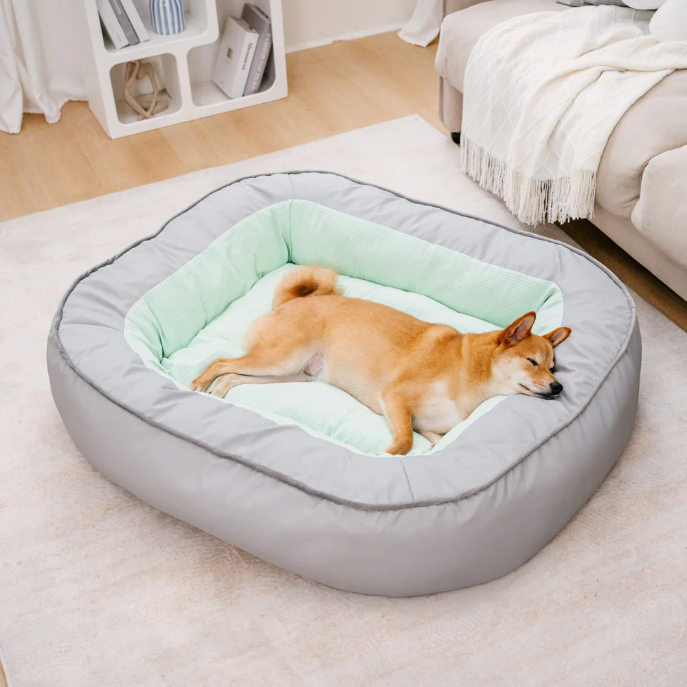 Waterproof Non-stick PU Leather Scratch-resistant Full Support Dog Bed - Holidayae