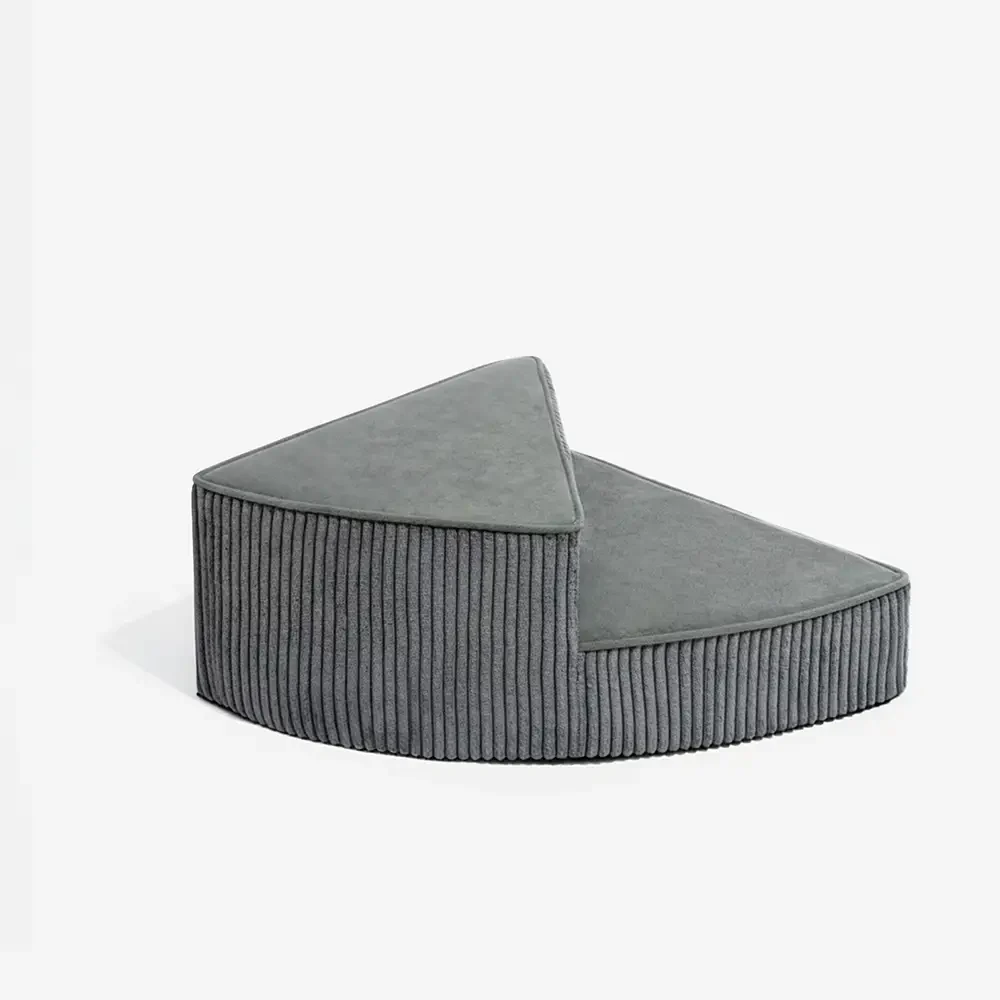 Cozy Corduroy Joint-Friendly Removable Spiral Pet Stairs - CreamyStep - Holidayae