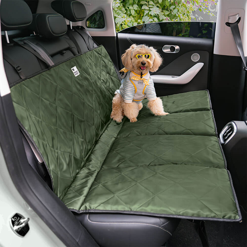 Travel Portable & Waterproof Folding Dog Car Back Seat Bed - Holidayae