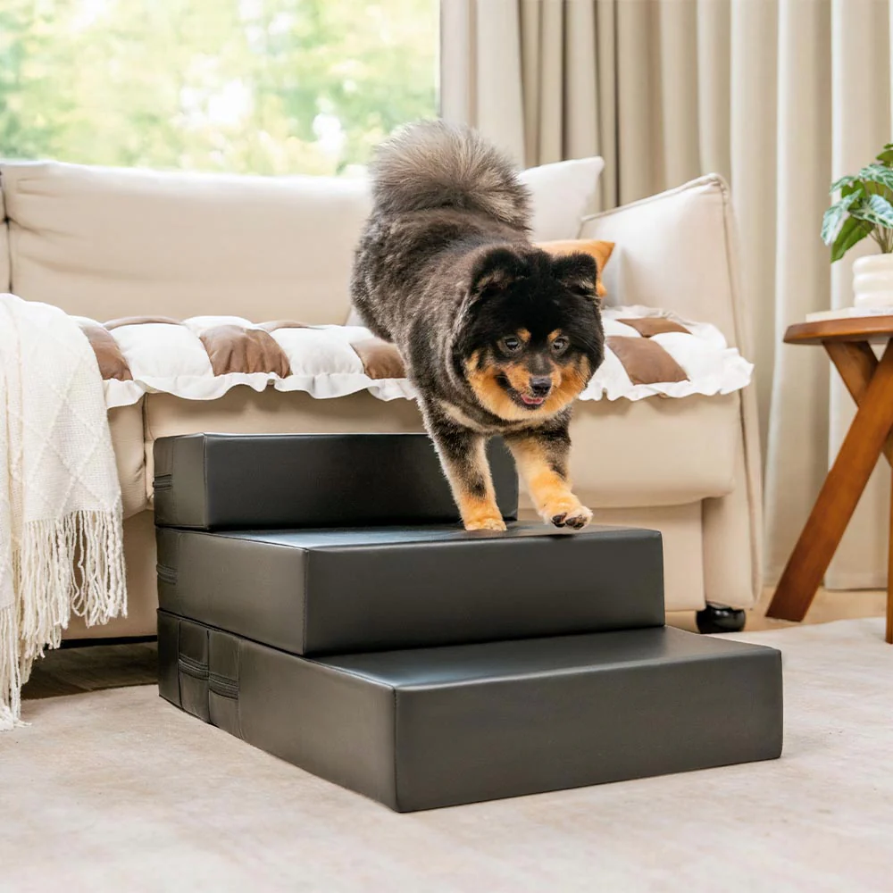 Waterproof Washable PU Leather Modular Multi-Level Pet Stairs - Holidayae