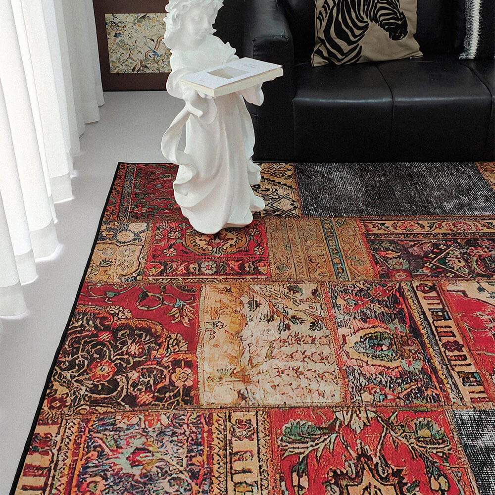 Persian Exotic Style Anti-Bacterial Stain-Resistant Home Decor Rug - Holidayae