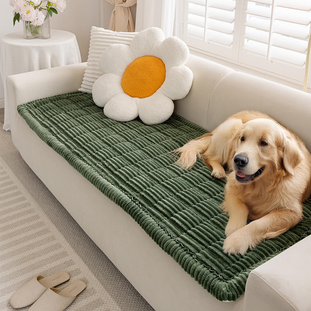 Lazy Soft Flannel Breathable Pet Mat Non-slip Couch Cover - Holidayae