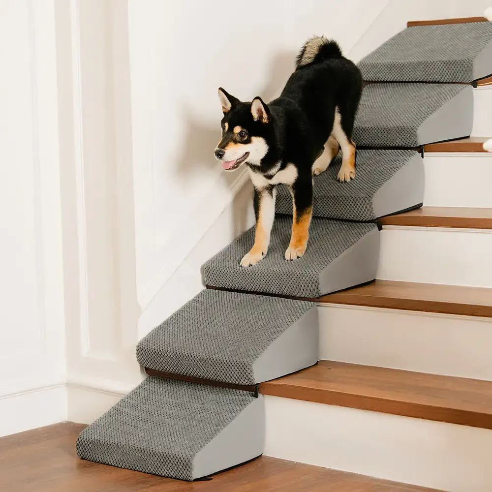 Modular Foam Dog Ramp Stairs for Staircase Stairs with Velcro - Holidayae