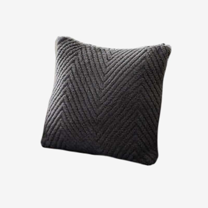 Plush Cushion Herringbone Pillow - Holidayae