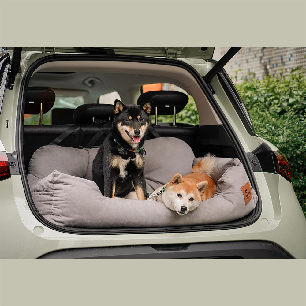 Travel Bolster Safety Medium Large Dog Car Back Seat Bed - Holidayae