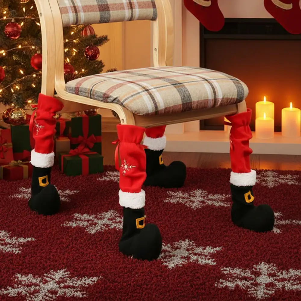 Christmas Decoration Chair Leg Covers - Holidayae