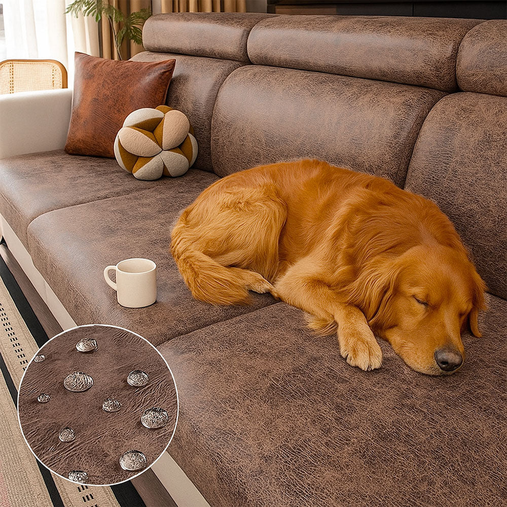 Vintage Water-repellent Silky Polyester Stretch Magic Couch Cover - Holidayae