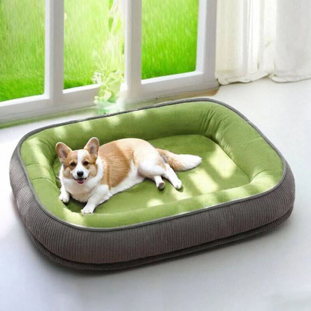 Durable Scratch-Resistant Suede Surface Dog Bed - Holidayae