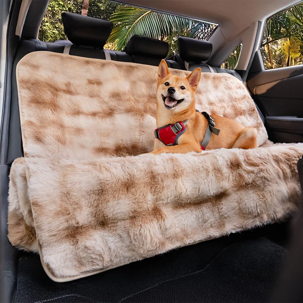 Fluffy Cozy Calming Pet Blanket Car Seat Protector Cover- Surestep - Holidayae