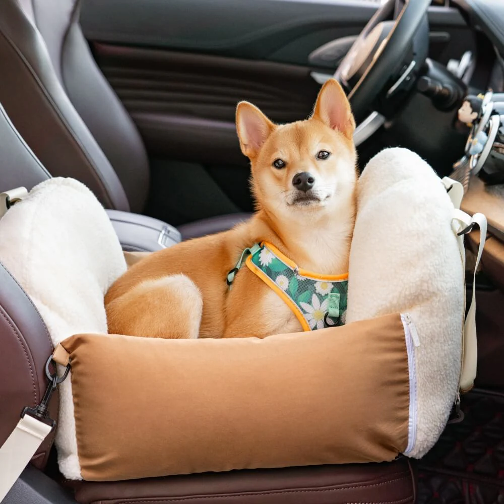Travel Safety Pup Protector Large Dog Car Seat Bed - Holidayae