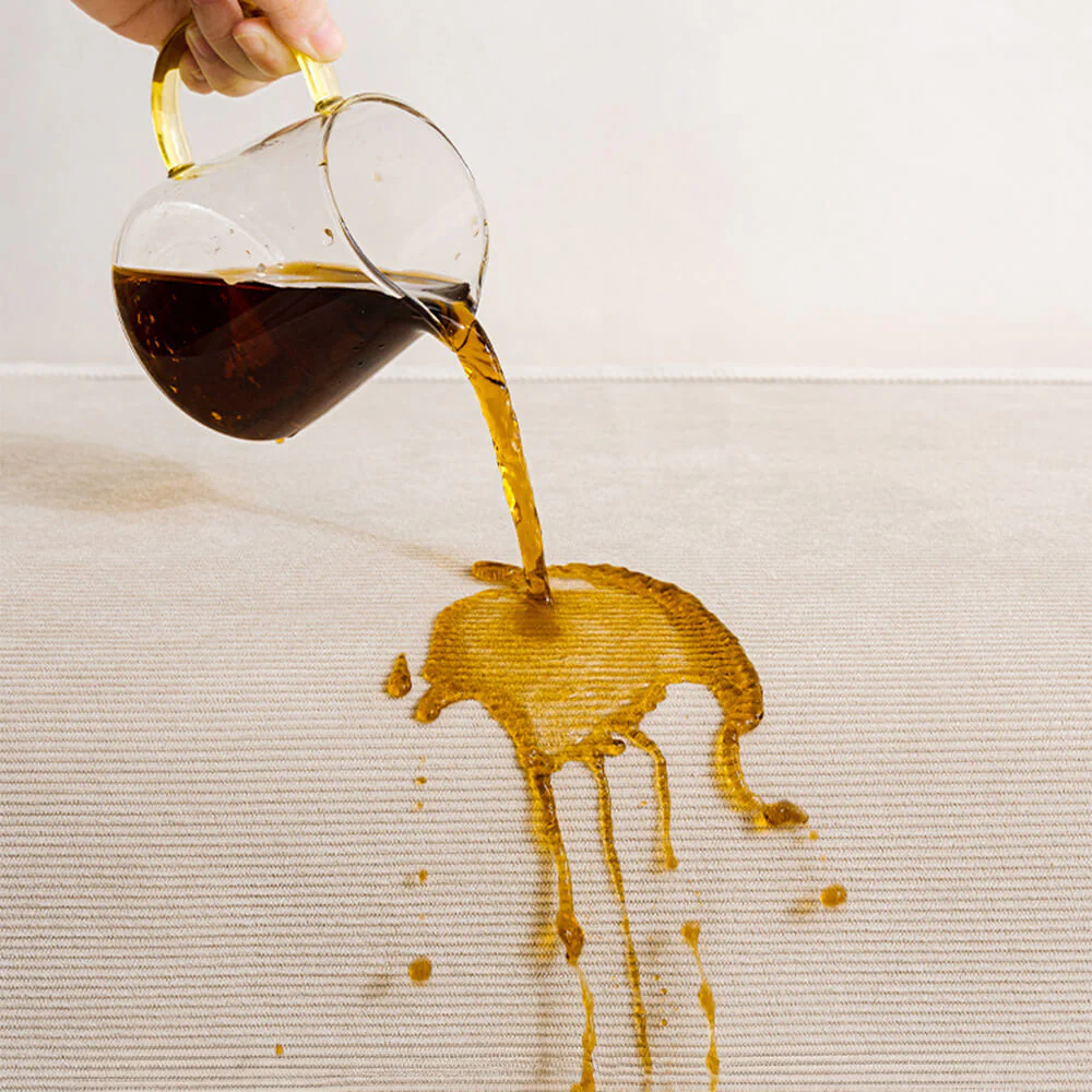 All-Season Water-resistant Anti-Scratch Soft Corduroy Couch Cover with Pom-Poms - Holidayae