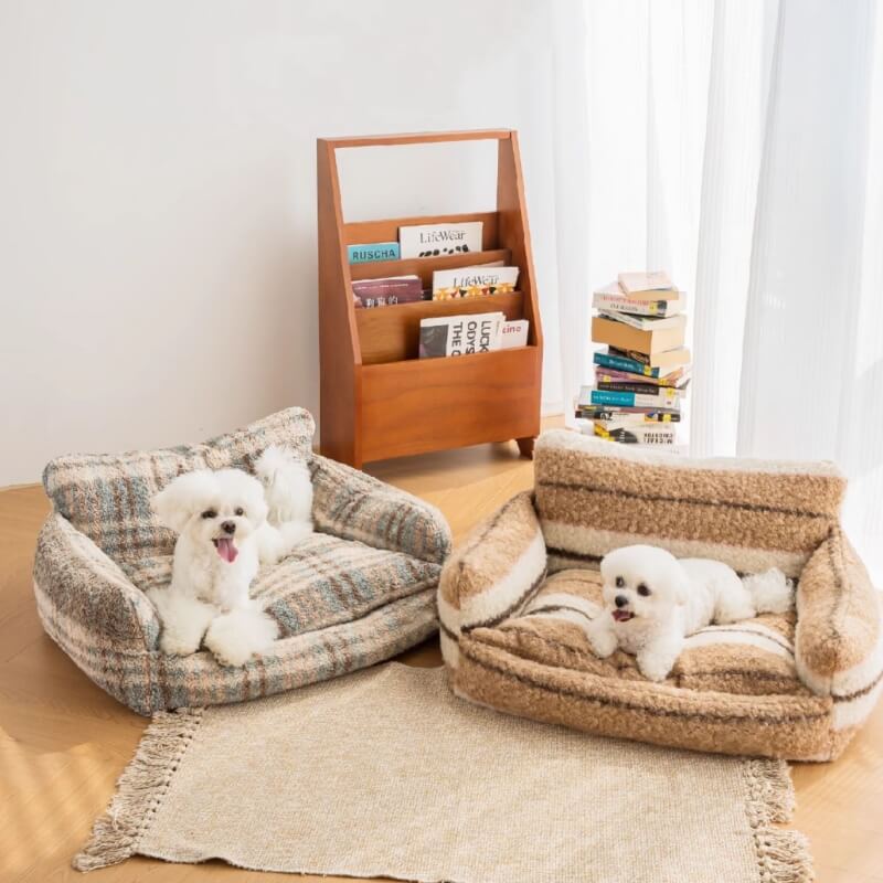Lazy Holiday Plush Cozy Dog & Cat Sofa Bed - Holidayae
