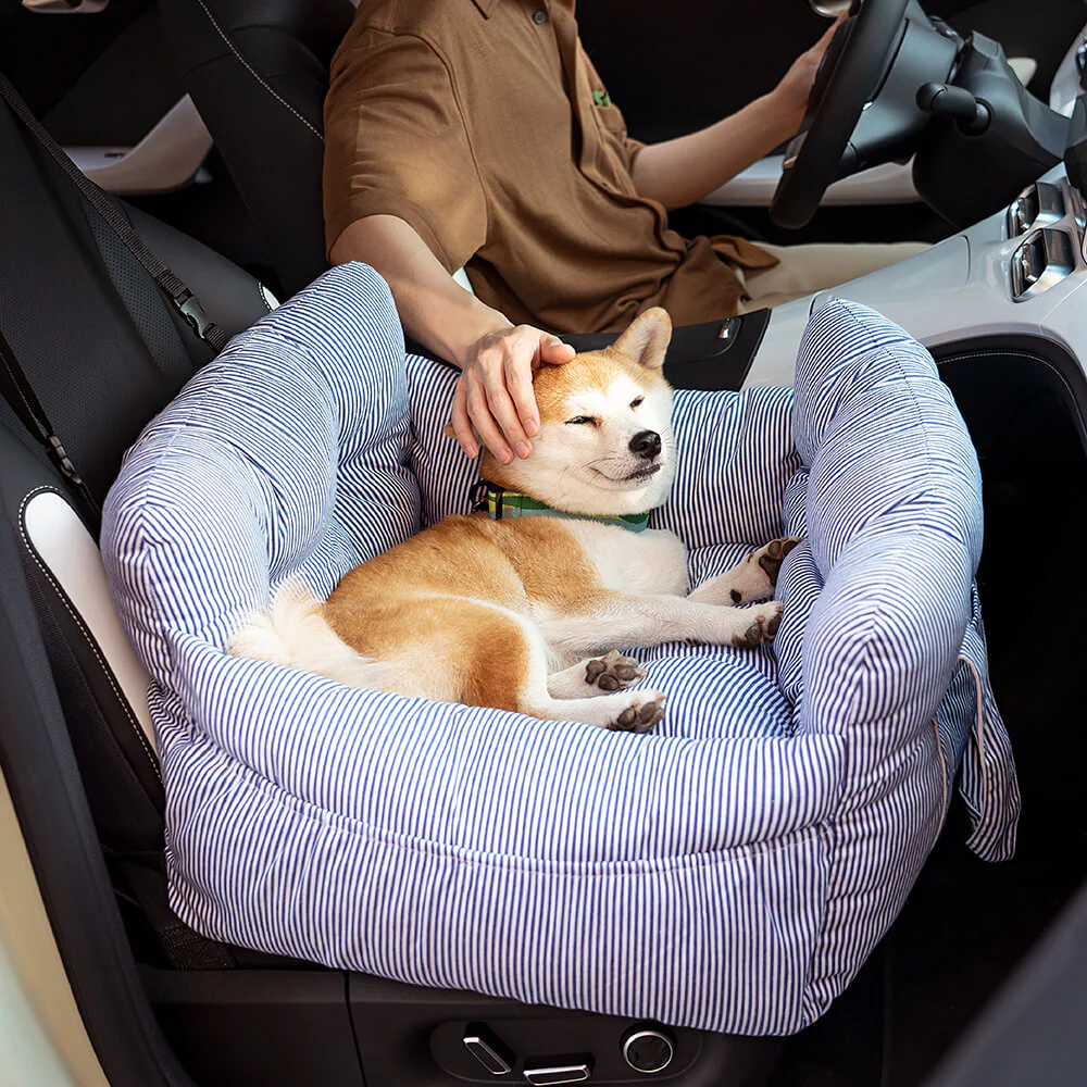Portable Leisure Outing Pet Bolster Large Dog Car Seat Bed - Holidayae