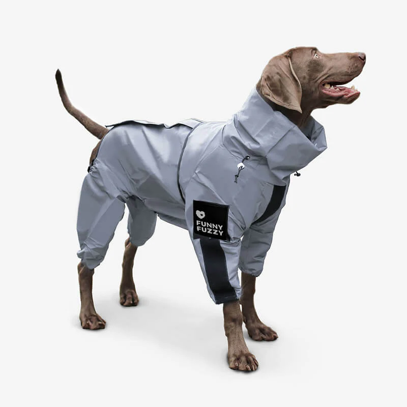 Reflective All-weather Waterproof Cool Dog Accessories Rain Coat - Holidayae