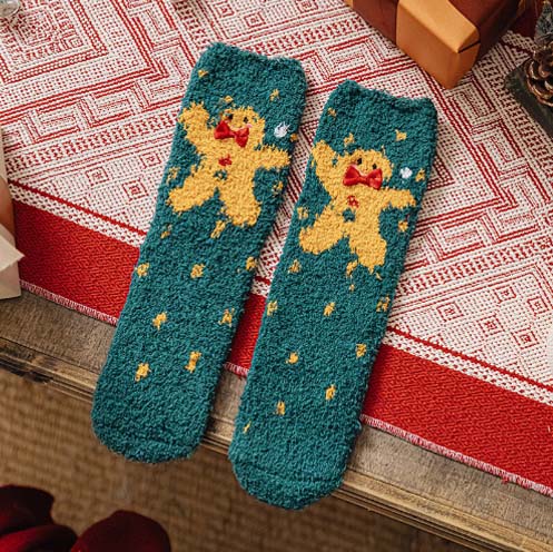 Christmas Santa Claus Knitted Scarf Matching Socks For Pet And Owner - Holidayae