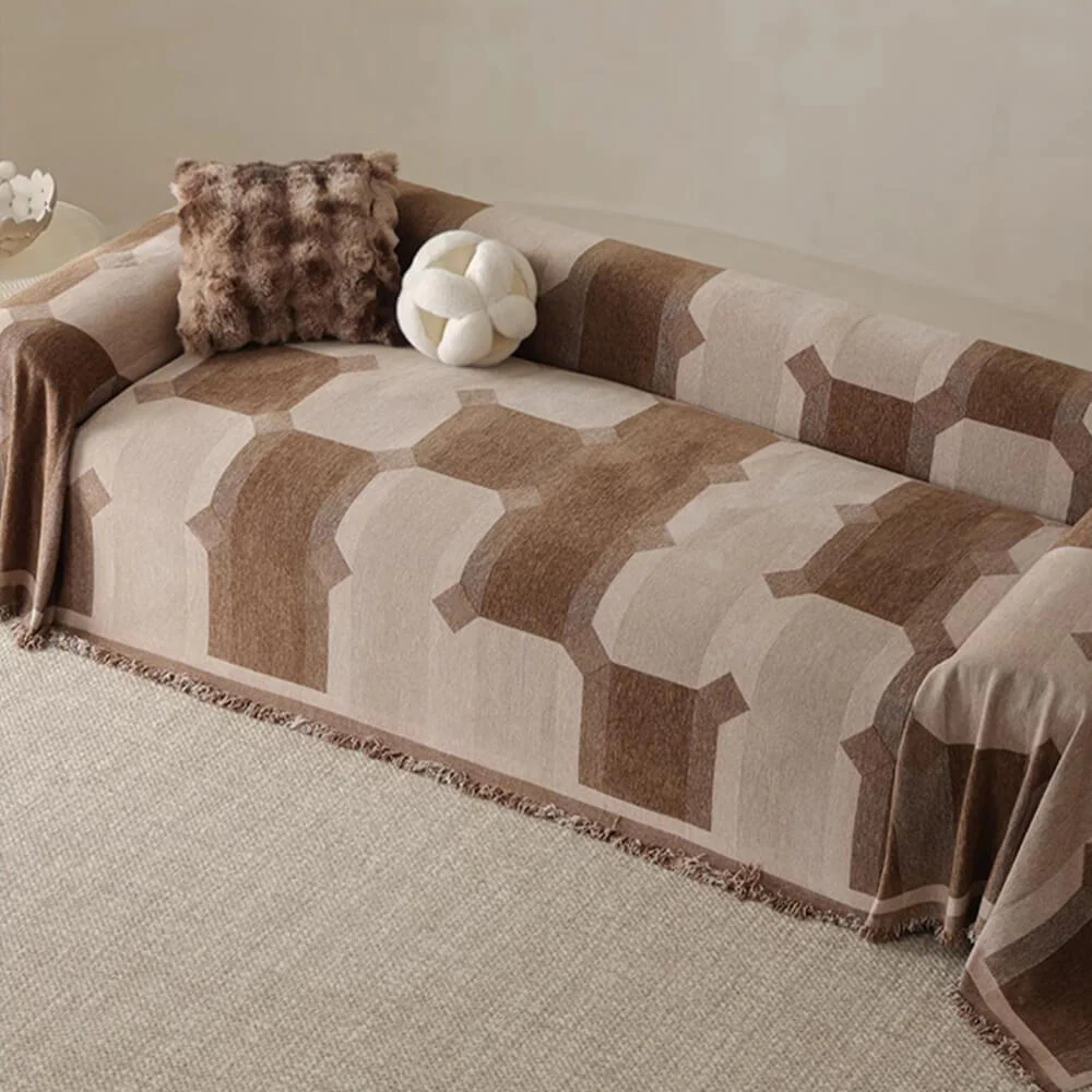 Chenille Wear-Resistant Sofa Protection Full Coverage Throw Couch Cover - Holidayae