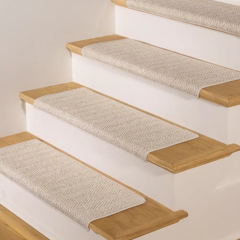 Herringbone Wear-Resistant Stair Protection Tape Free Carpet Stair Treads - Holidayae