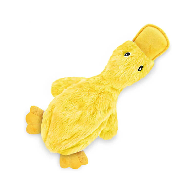 Cute Duck Plush Toy With Squeaker Dog Chew Toy - Holidayae