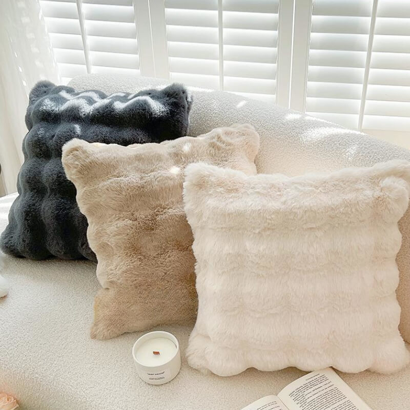 Soft Cushion Reversible Plush Sofa Pillow - Holidayae