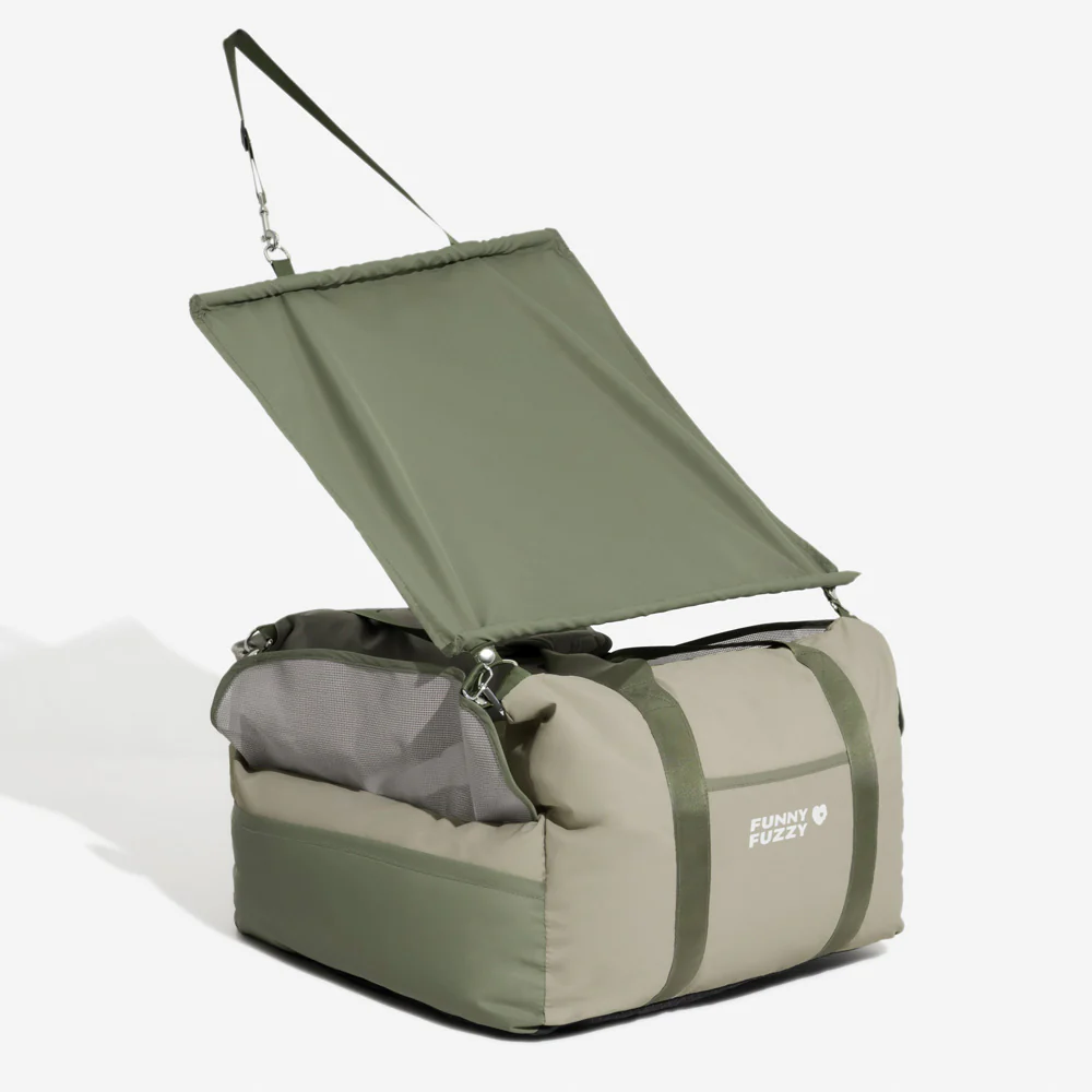 Dog Car Seat Sunshade - Pup Rover Waterproof Breathable Sun Safety Protection Dog Booster Car Seat - Holidayae