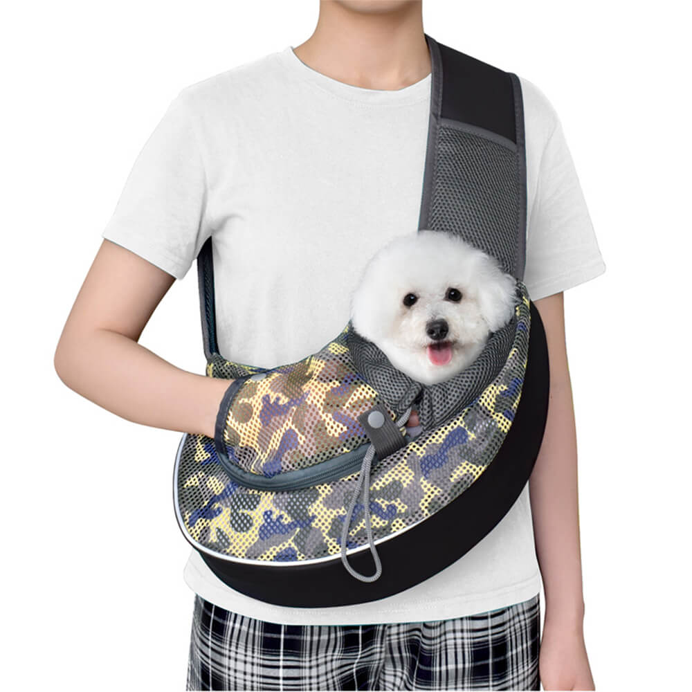 Stylish Portable Mesh PU Leather Dog & Cat Carrier Bag - Holidayae