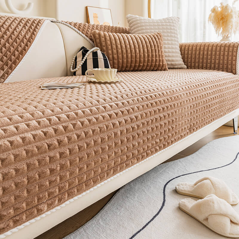 Warm Flannel Pet Friendly Sofa Protector Couch Cover - Holidayae