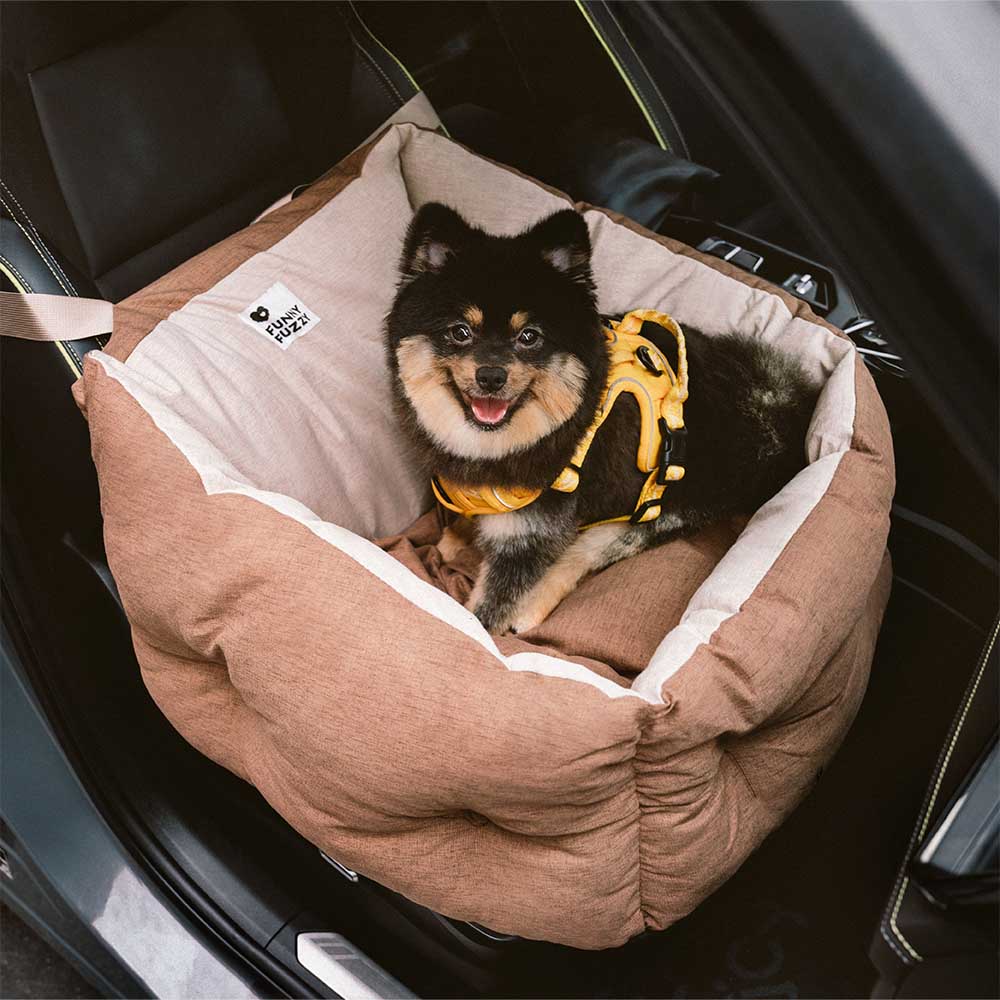 Travel Protection Booster Waterproof Elevated & Thickened Dog Car Seat Bed - Holidayae