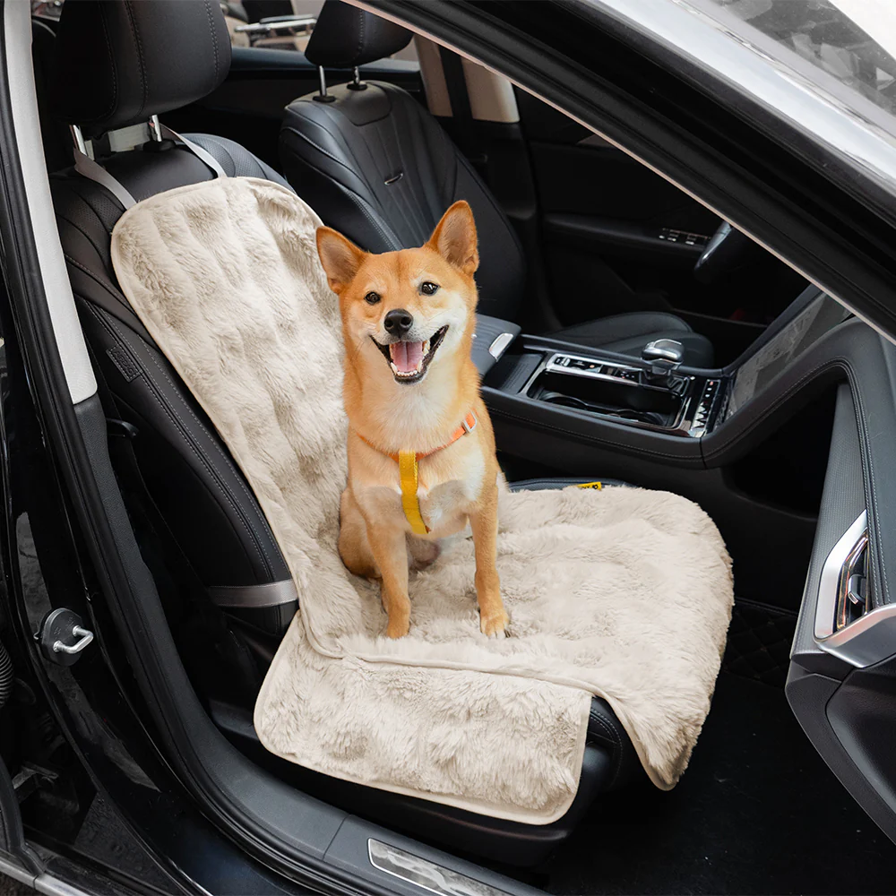 Fluffy Cozy Calming Pet Blanket Car Seat Protector Cover- Surestep - Holidayae