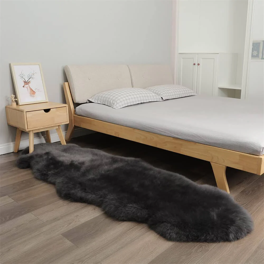Long Plush Soft Irregular Cashmere Rug  C Cozy Comfort for Your Home - Holidayae