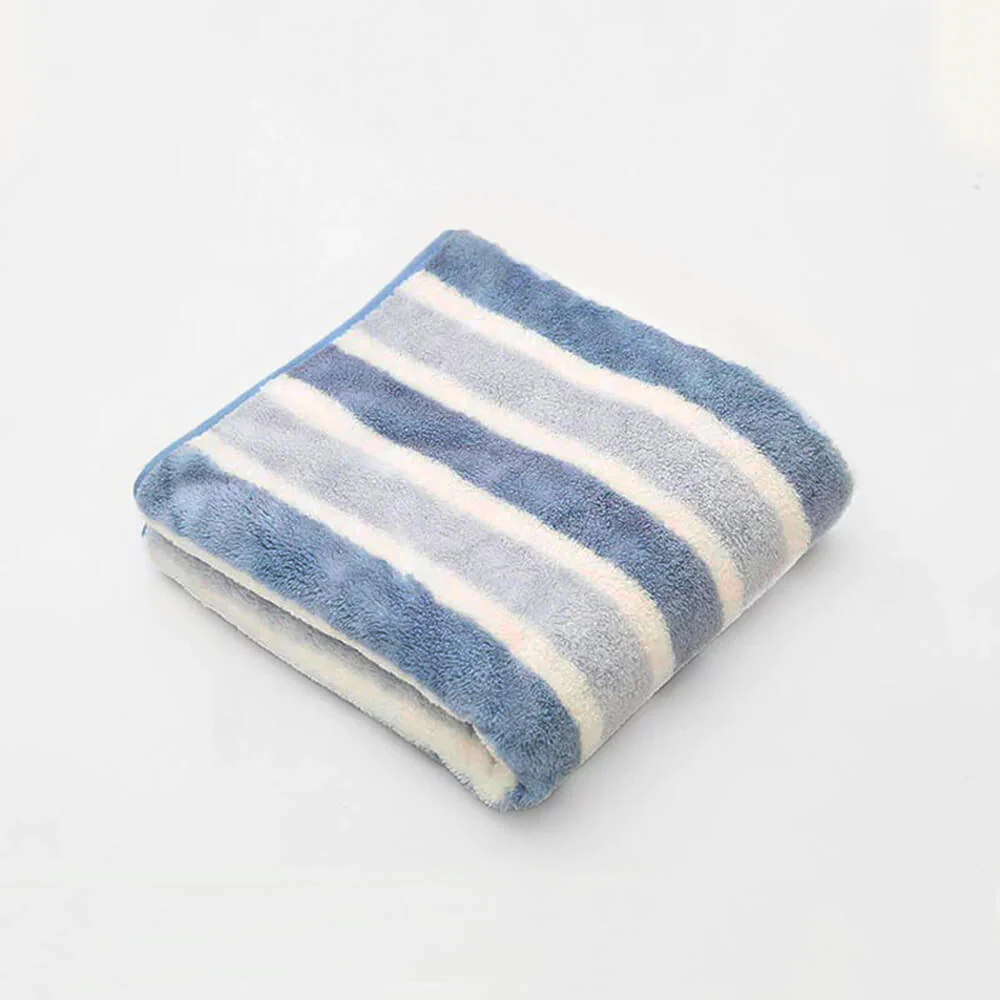 Striped Absorbent Drying Thickened Soft Dog & Cat Bath Towel - Holidayae