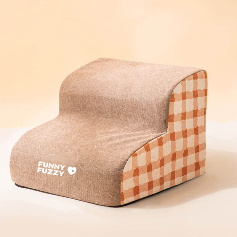 Plain Pattern Pet Climbing Ladder Removable Dog Stairs - Holidayae