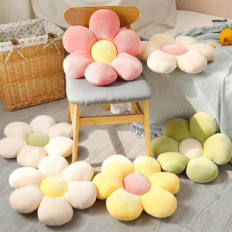 Flower Shape Sofa Cushions Pillow Room Decor - Holidayae